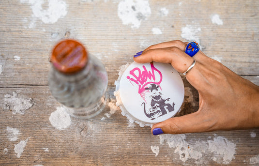 Magnet Flaschenöffner - Gangsta Rat