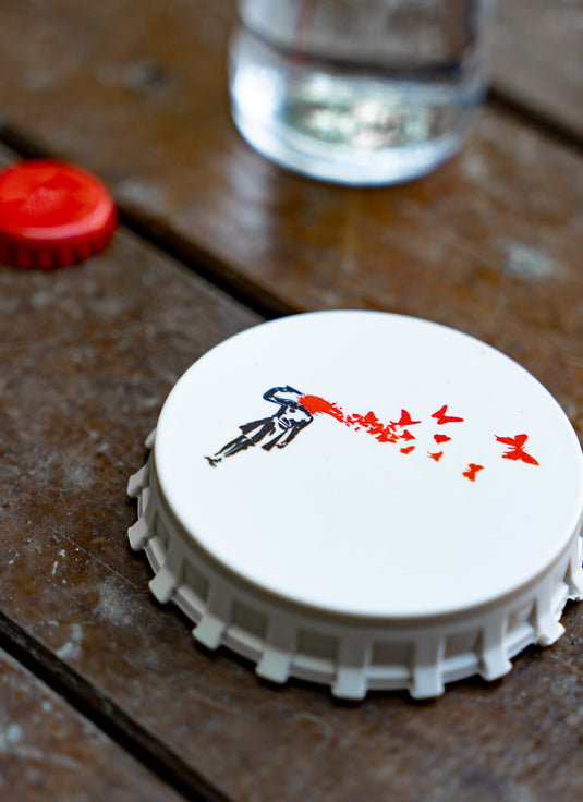 Magnetische flesopener – Butterfly Girl