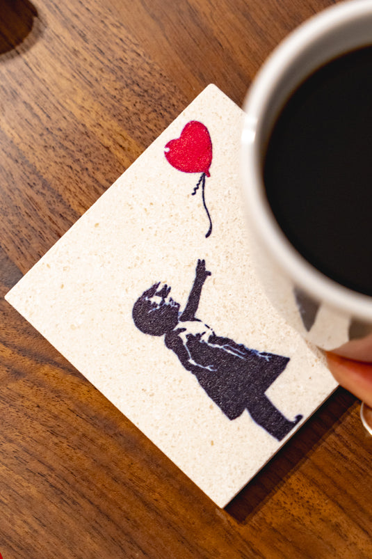 Stein Untersetzer - Flower Thrower