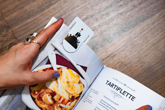 Metall Lesezeichen 3er Set - Weiß