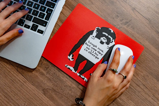 Mauspad - Laugh Now (Rot)