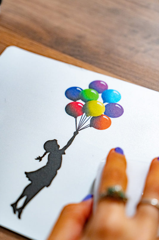 Mauspad - Floating Girl