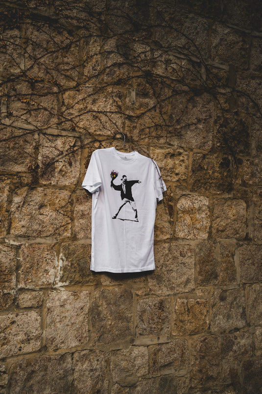 T-shirt - Flower Thrower Weiß