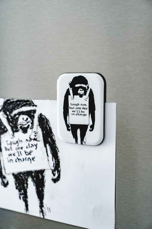 Koelkastmagneet - Lach nu