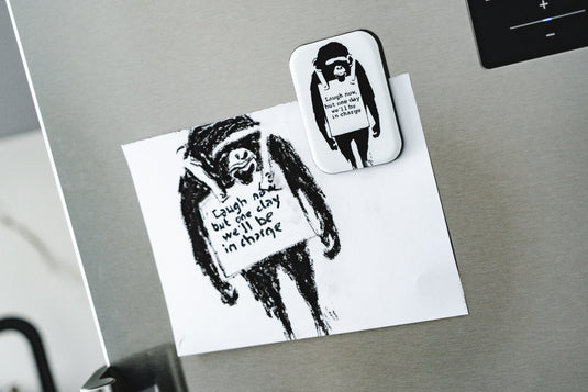 Koelkastmagneet - Kissing Copper