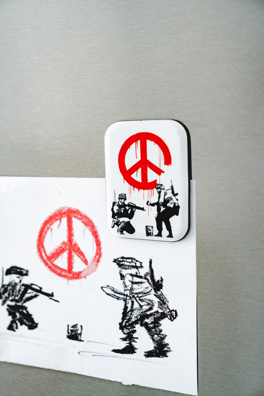 Koelkastmagneet - CND-soldaten