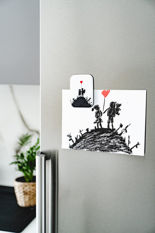 Kühlschrankmagnet - Kids on Guns