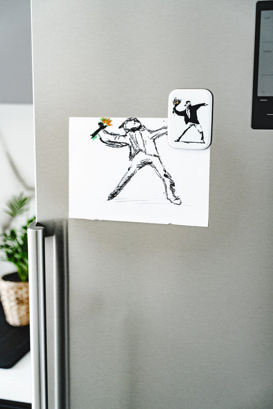 Koelkastmagneet - Bloemenwerper