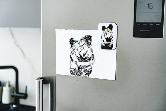 Kühlschrankmagnet - Kissing Copper