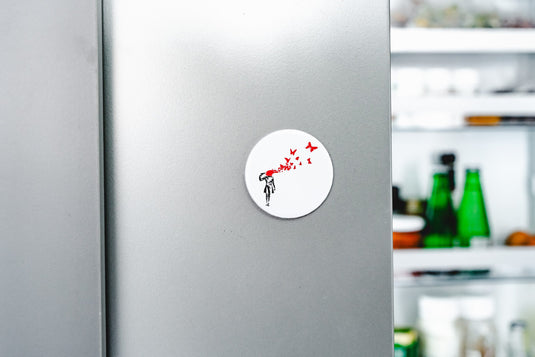 Metall Magnet Flaschenöffner – Butterfly Girl