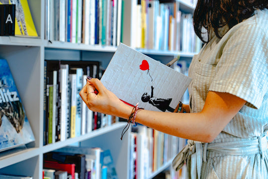 Notizbuch groß - Girl with Balloon