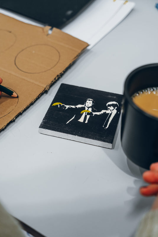 Stein Untersetzer - Pulp Fiction