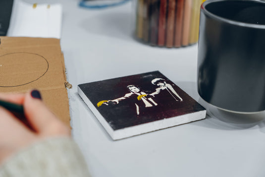 Stein Untersetzer - Pulp Fiction