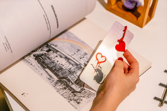 3D Lesezeichen - Love Rat