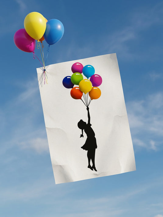 Poster · Banksy - Floating Girl