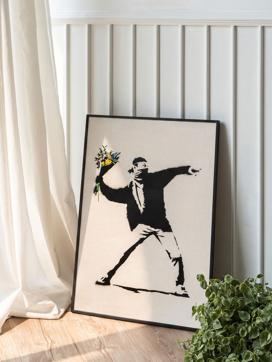 Poster · Banksy - Flower Thrower