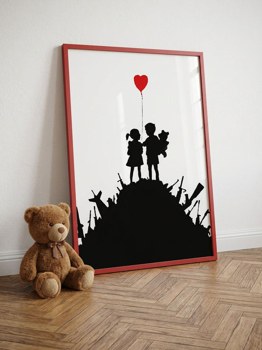 Poster · Banksy - Kids On Guns