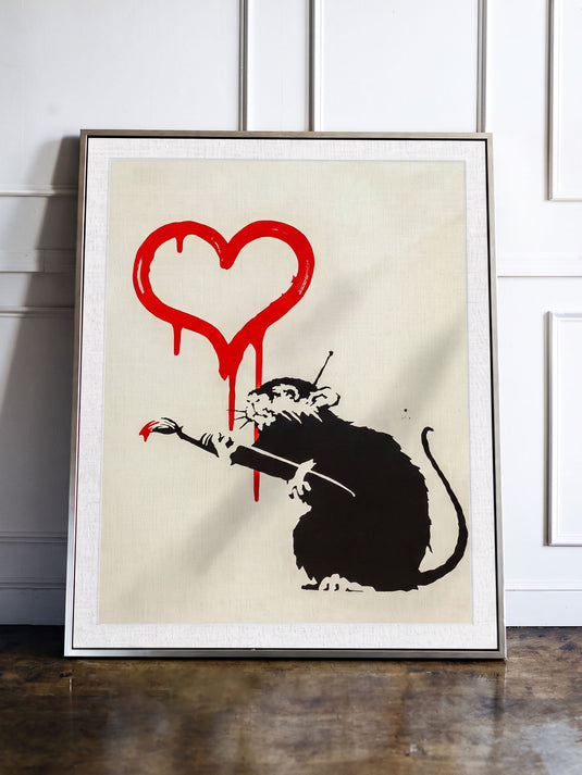 Poster · Banksy - Love Rat