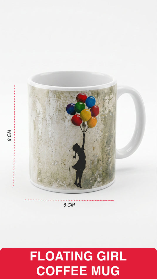 Kaffeetasse - Floating Girl