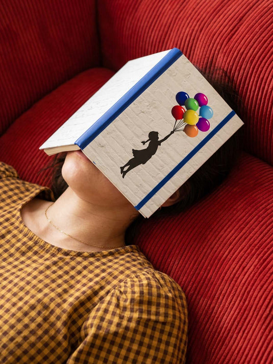 Notizbuch Klein · Banksy - Floating Girl