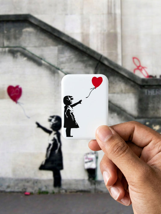 Kühlschrankmagnet · Banksy - Girl with Balloon