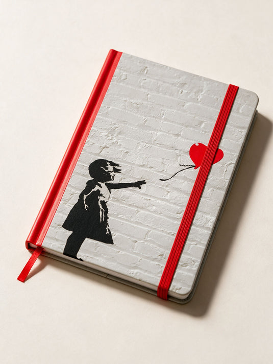 Notizbuch Klein · Banksy - Girl with Balloon