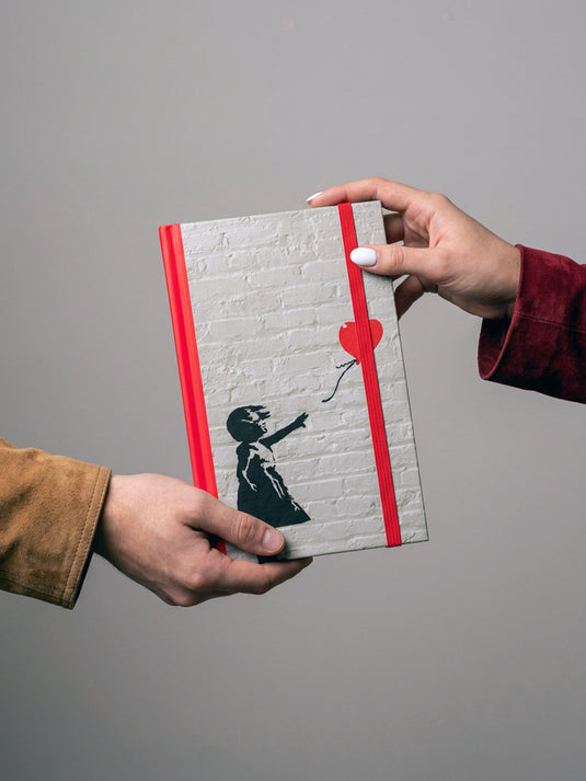 Notizbuch Klein · Banksy - Girl with Balloon