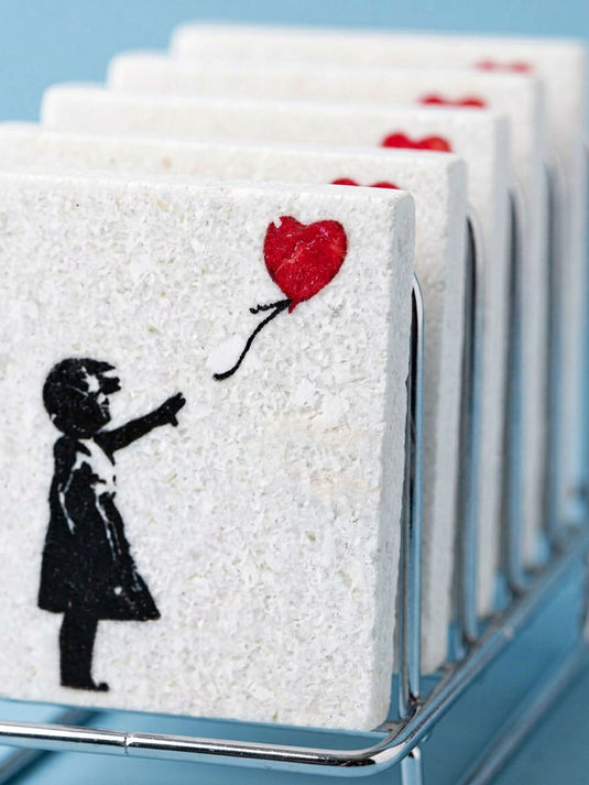 Imán de Piedra · Banksy - Girl with Balloon