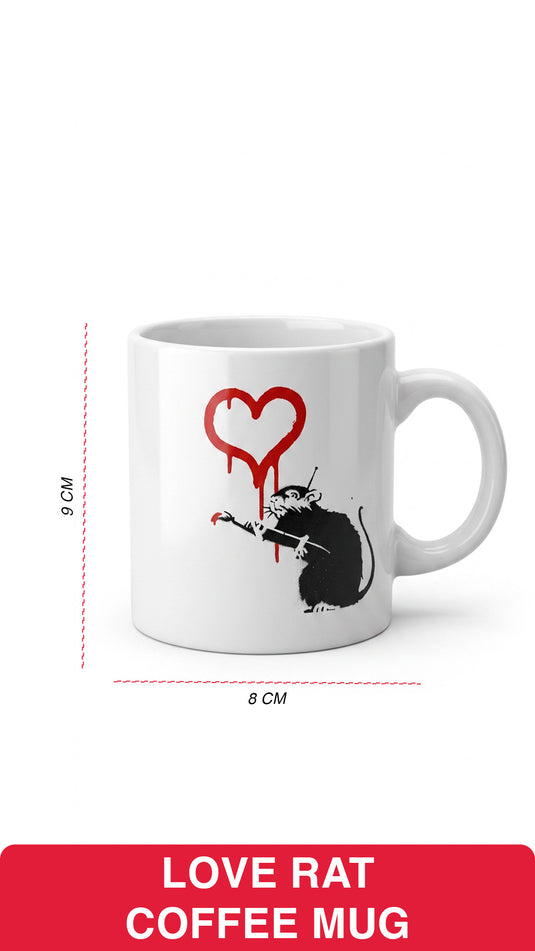 Kaffeetasse - Love Rat