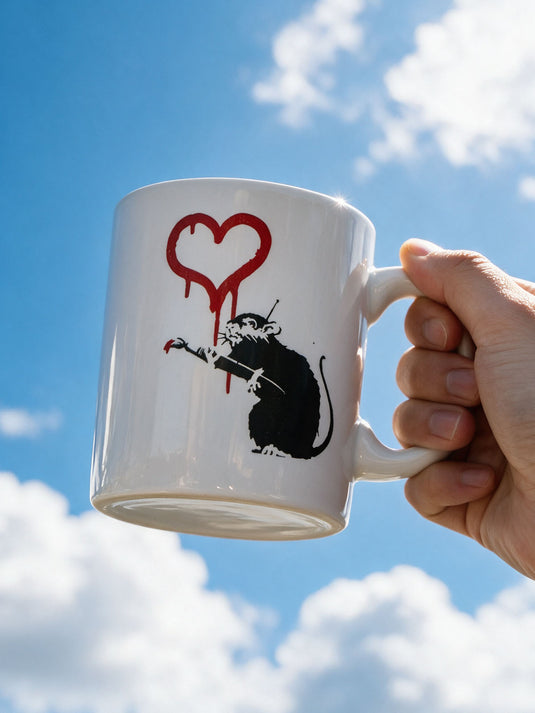 Kaffeetasse · Banksy - Love Rat