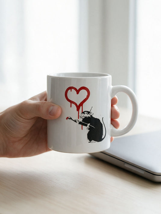 Kaffeetasse · Banksy - Love Rat
