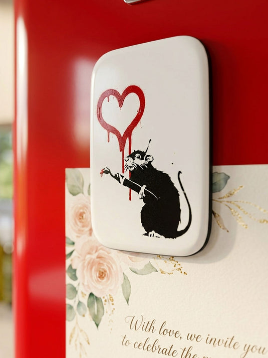 Kühlschrankmagnet · Banksy - Love Rat