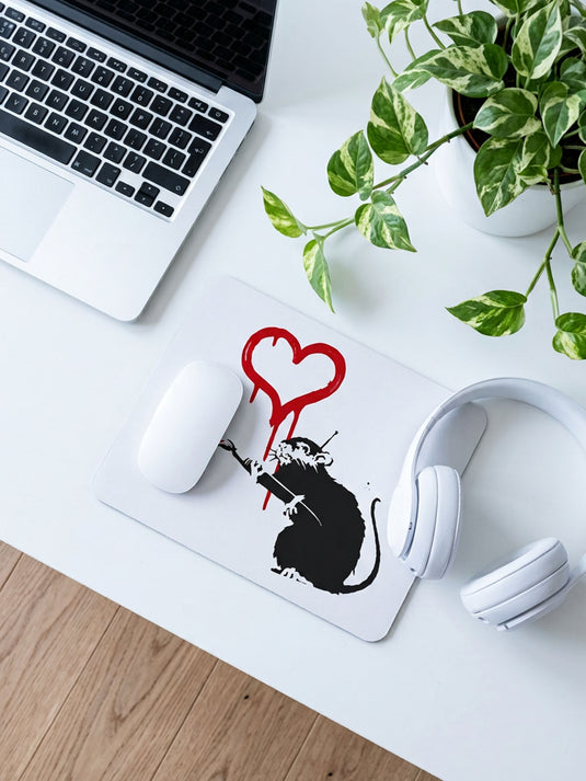 Mouse Pad - Love Rat