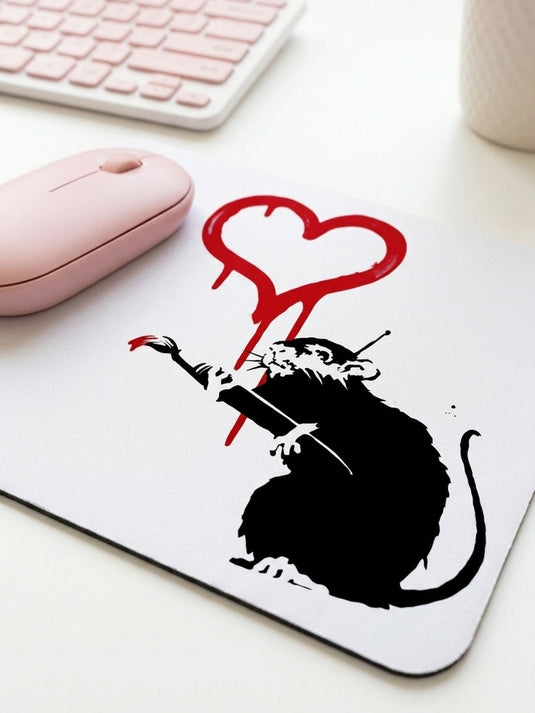 Mauspad · Banksy - Love Rat