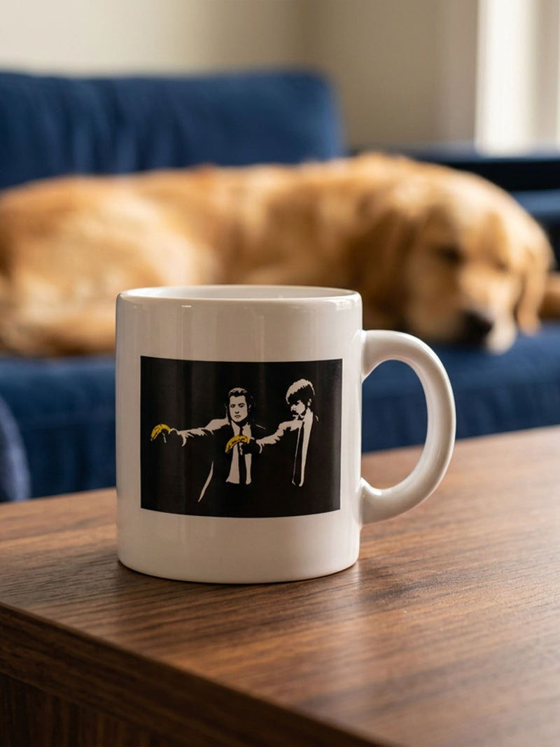 Kaffeetasse · Banksy - Pulp Fiction