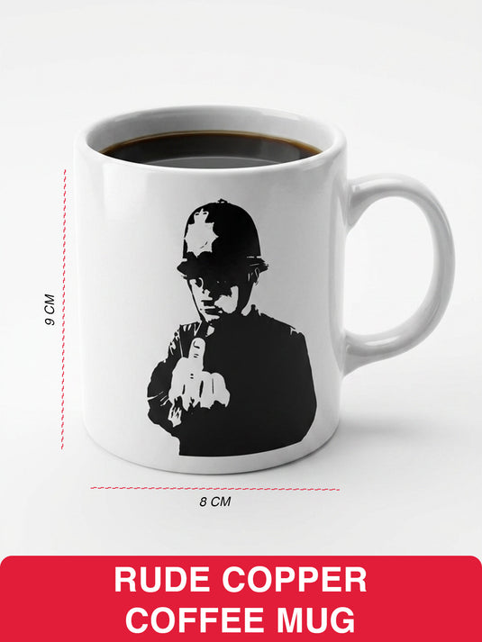 Kaffeetasse · Banksy - Rude Copper