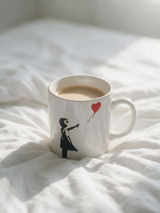 Kaffeetasse · Banksy - Girl with Balloon