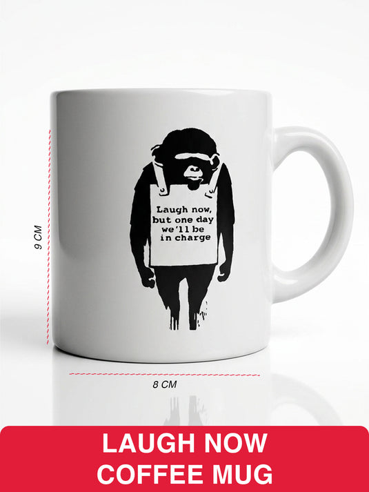 Kaffeetasse · Banksy - Laugh Now