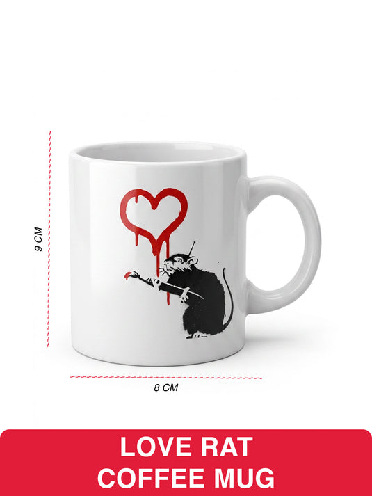 Kaffeetasse · Banksy - Love Rat