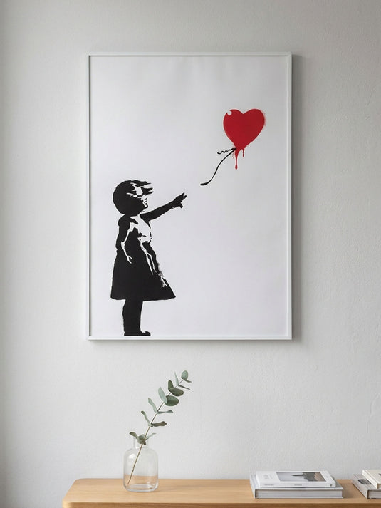 Poster · Banksy - Girl with Balloon