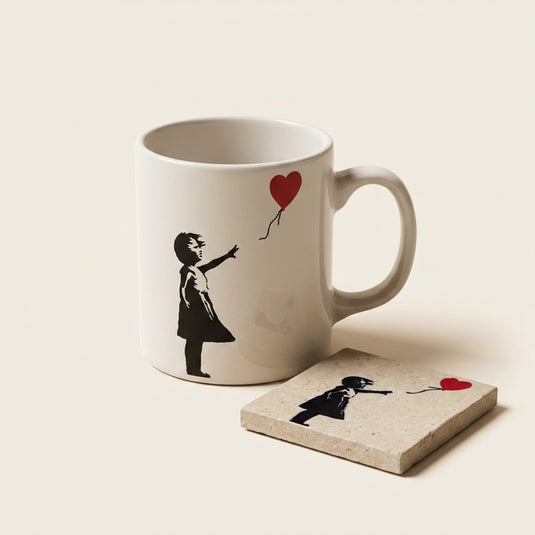 Coffee Lover - Girl With Balloon